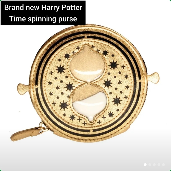 Brand new Harry Potter Time spinning clutch small purse large change purse new - Picture 2 of 9